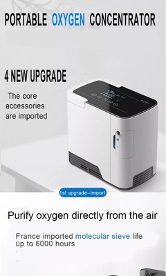 2 एल छिटकानेवाला चिकित्सा ऑक्सीजन Concentrator जेनरेटर घर पर