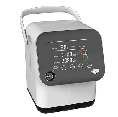 घरेलू उपयोग के लिए प्लास्टिक सामग्री अपग्रेड पोर्टेबल O2 Concentrator