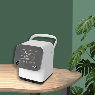 आयनों छिटकानेवाला के साथ औद्योगिक 1lpm पोर्टेबल O2 Concentrator