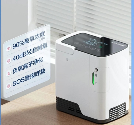 होम पोर्टेबल O2 ऑक्सीजन Concentrator सांस लेने के लिए 10 एलपीएम मशीन