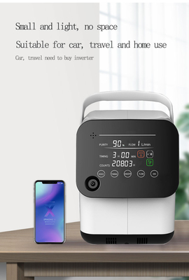 ऑक्सीजन मास्क के साथ 110V मेडिकल ऑक्सीजन कंसंट्रेटर पोर्टेबल ऑक्सीजनेटर उपकरण